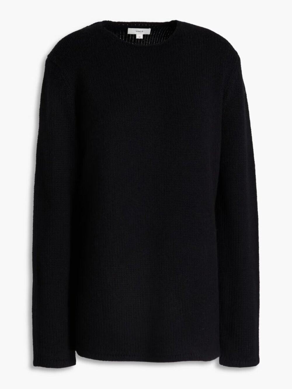 VINCE. Black Wool and Cashmere Blend Sweater, M - NWT